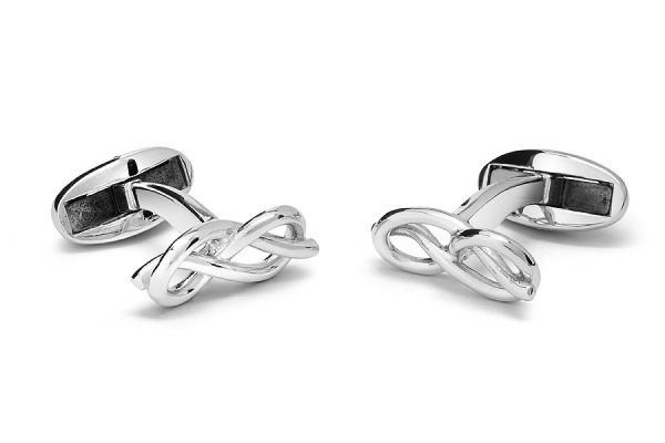 gemelli NODO SAVOIA LISCIO SILVER