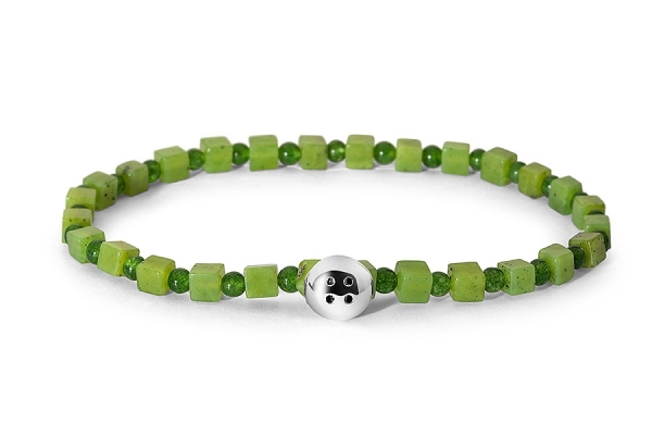 braccialetto CUBES GIADA VERDE