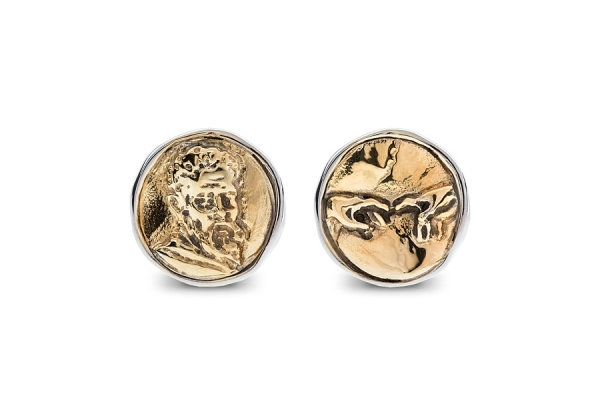 gemelli MICHELANGELO argento e bronzo 