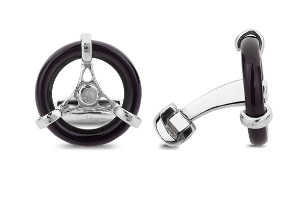  gemelli RACING ARGENTO E ONICE